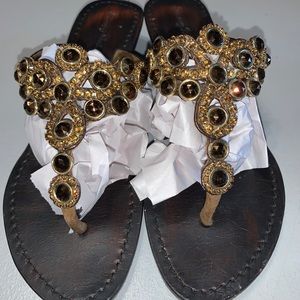 Tommy Bahama Women’s Jeweled Sandals Size 8